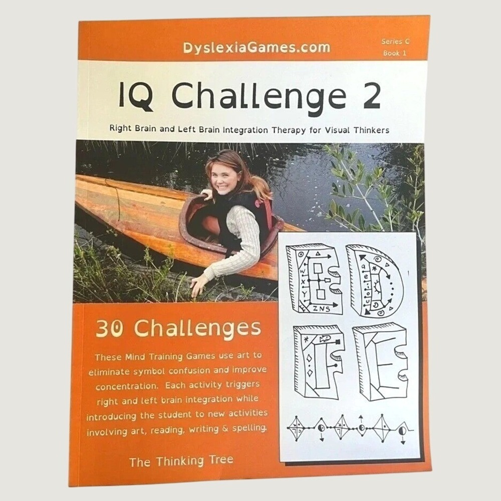 IQ Challenge 2 Dyslexia Games Series C Book 1 Visual Therapy The Thinking Tree